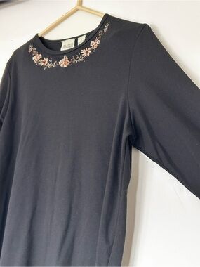 Vintage long sleeve floral tee sz L